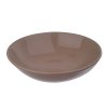 Keramický hluboký talíř ALFA 20,5cm hnědý