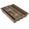Příborník s posuvem 39x29 cm hnědý