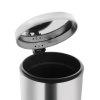 Nerezový odpadkový koš nášlapný 2,7 l
