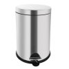 Nerezový odpadkový koš nášlapný 9,5 l