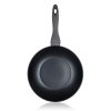 BANQUET Pánev WOK s nepřilnavým povrchem Matte Dark Grey 26 x 7,2 cm