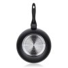 BANQUET Pánev WOK s nepřilnavým povrchem Matte Dark Grey 26 x 7,2 cm