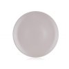 Keramický mělký talíř BANQUET Amande 26,5 cm šedý