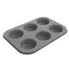 Nepřilnavá forma na muffiny GRANDE 6 ks