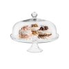 Skleněný podnos s poklopem Jaslo Falbanka 32 cm