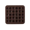 Silikonové formičky na čokoládu Banquet CULINARIA Brown 21,4 x 20,6 cm květy