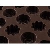 Silikonové formičky na čokoládu Banquet CULINARIA Brown 21,4 x 20,6 cm květy