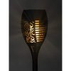 Plastová solární lampa ACTIVER 40 cm černá