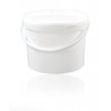 Plastový kbelík s víkem EZE 10,7 l bílý