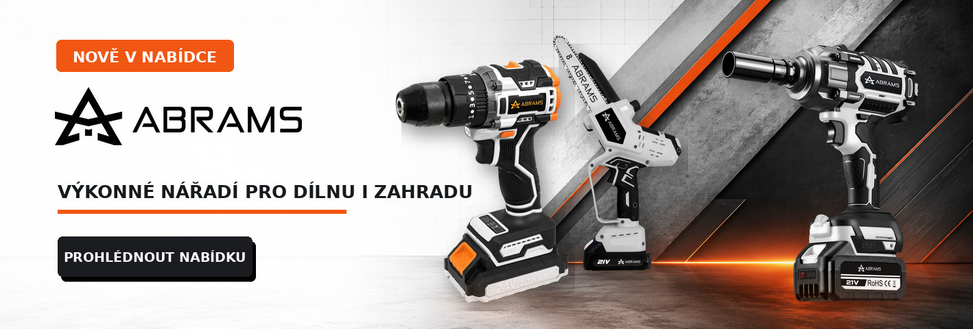 Nářadí Abrams pro dílnu a zahradu