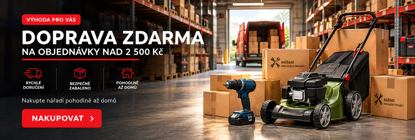 Doprava zdarma při nákupu nad 2 500 Kč