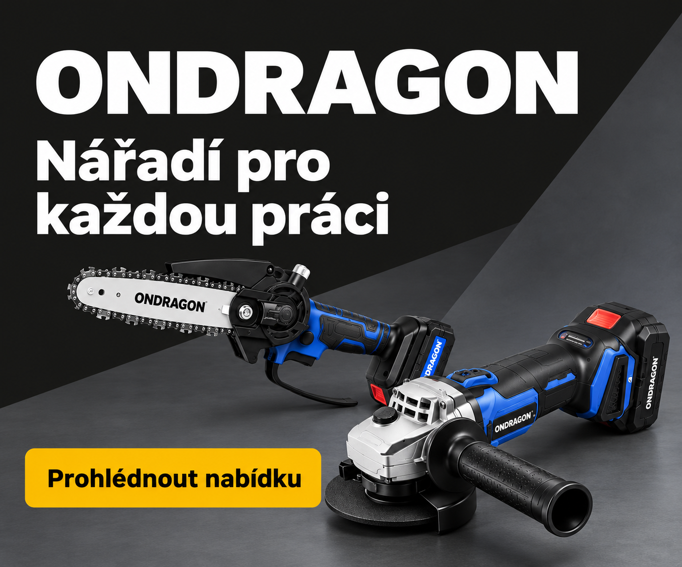 Vybrané nářadí ONDRAGON se slevou až 34 procent