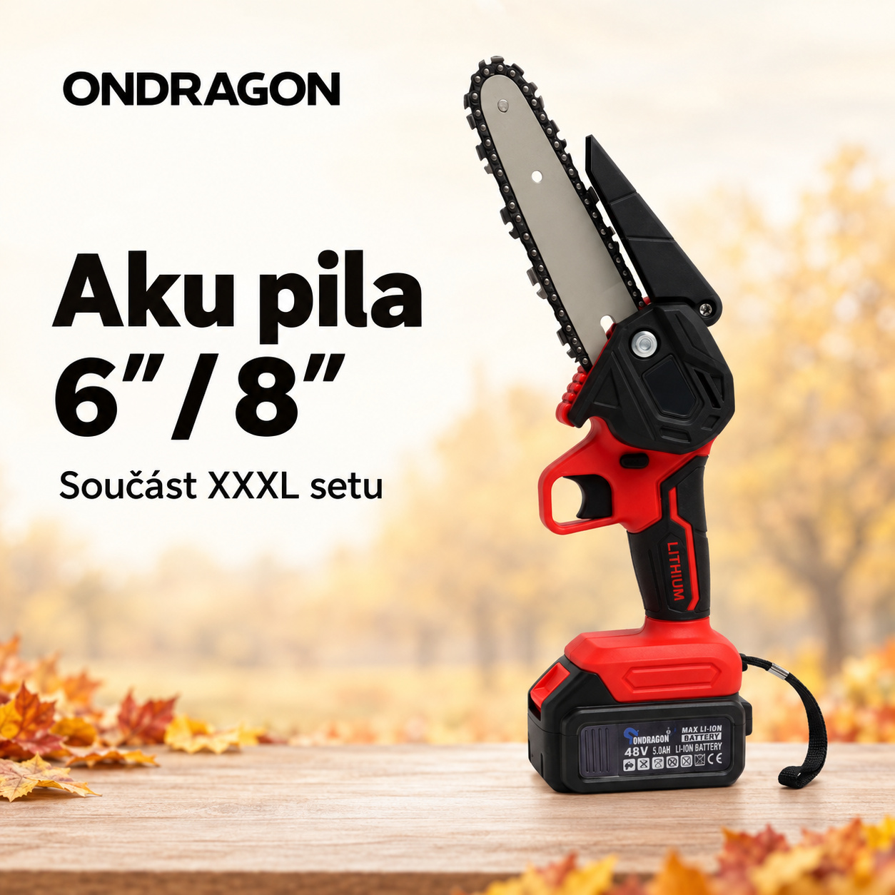 Aku pila ONDRAGON 6″ / 8″