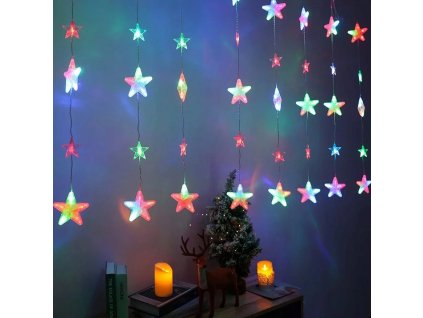 Screenshot 2021 10 12 at 13 17 47 PIĘKNE LAMPKI LED GWIAZDKI KURTYNA SOPLE GIRLANDA