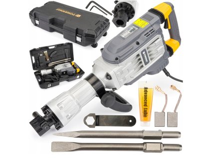 Screenshot 2025 04 07 at 14 13 09 MŁOT WYBURZENIOWY UDAROWY DO KUCIA BETONU MOCNY 3300W HEX 65J WALIZKA DŁUTA (5902565278274) • Cena Opinie • Młoty wyburzeniowe 17303996717 • Allegro