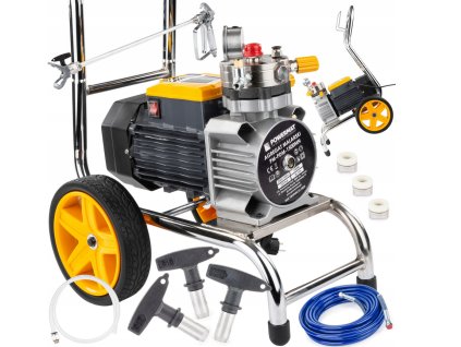 Screenshot 2025 08 20 at 11 35 30 AGREGAT MALARSKI PISTOLET HYDRODYNAMICZNY 1500W WĄŻ 15M 225BAR 3X DYSZA (5904067444782) • Cena Opinie • Agregaty malarskie 15713474440 • Allegro