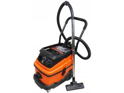 Průmyslový vysavač na sádrový prach 30 L, 1600 W – Kraft&Dele KD488 (HEPA, otřásání filtru, mokré/suché, fukar)