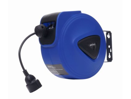 Automatický naviják kabelu 15 m – Kraft&Dele KD4028, 3×1,5 mm², 1 zásuvka (230 V / 16 A), nástěnný