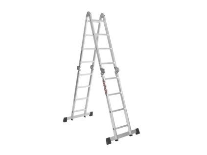 Hliníkový multifunkční žebřík s platformou 4×4 – 460 cm