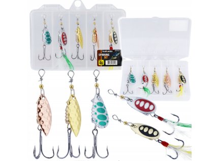 Screenshot 2025 09 24 at 12 36 06 ZESTAW 5 BŁYSTEK OBROTOWYCH 4G MULTI KOLOR HOKKAIDO SPINNERS W PUDEŁKU 5905427504085 16520870210 Allegro