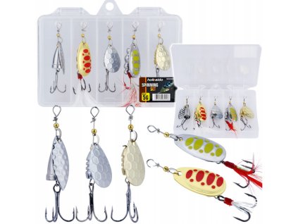 Screenshot 2025 09 24 at 12 41 59 ZESTAW 5 BŁYSTEK OBROTOWYCH 5G MULTI KOLOR HOKKAIDO SPINNERS W PUDEŁKU 5905427504092 16520953426 Allegro