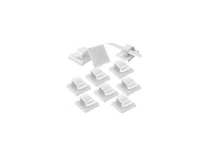 Profesionální klipsy na kabely kraft&dele kd10084, sada 10 kusů