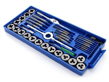 Závitníky a závitové frézy 40 ks. kd10289