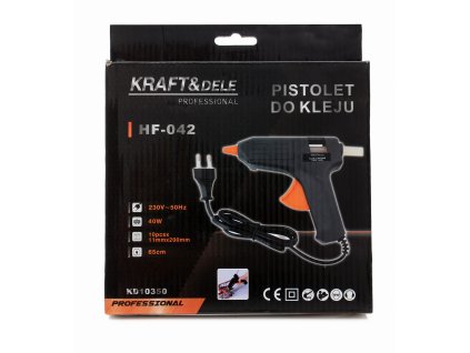 Horkovzdušná lepicí pistole 40 w + 7 náplní kd10350