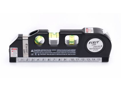 Laserová vodováha s měřítkem 250 cm kd10437