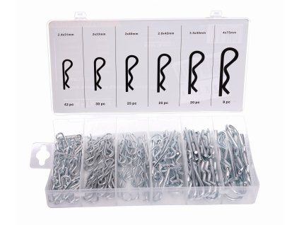 Pružinové závlačky 150 ks KD10482