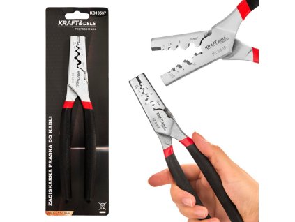 Lisovací kleště na kabelové objímky KD10537