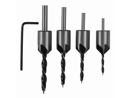 Vrtáky do dřeva s hloubkovým dorazem, nastavitelné KD10559