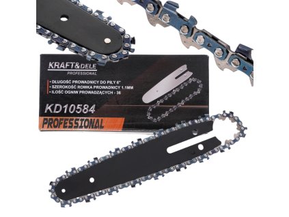 VODÍCÍ LIŠTA A ŘETĚZ PRO PILU 6" KD10584