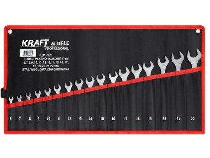 PLOCHÉ KLÍČE S OKEM 17 ks KD10923