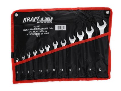 PLOCHÉ KLÍČE S OKEM 12 ks KD10931