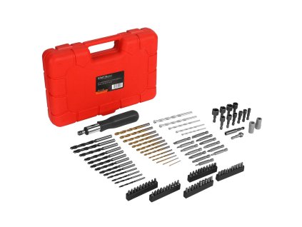 Sada vrtáků, bitů, nástavců, 109 ks KD11298