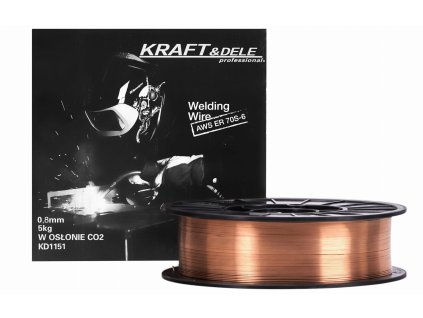 Svařovací drát 0,8 mm 5 kg měděný KD1151