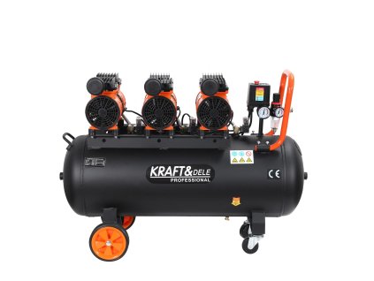 Bezolejový kompresor 100 l, 3 × 1500 W KD1394