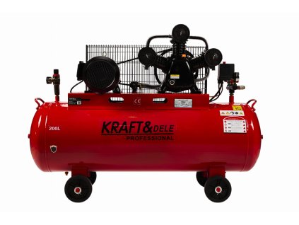 Olejový kompresor 200 l, 3 písty KD1474 + separátor