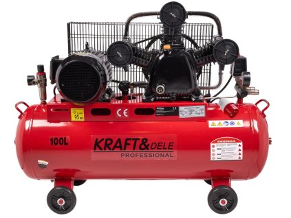 Olejový kompresor 100 l, 3 písty KD1477 + odlučovač