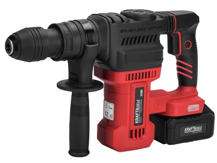 Akumulátorový příklepový vrtací kladivo 21 V 7,5 J bezuhlíkový motor 2 x 4 Ah KD3193