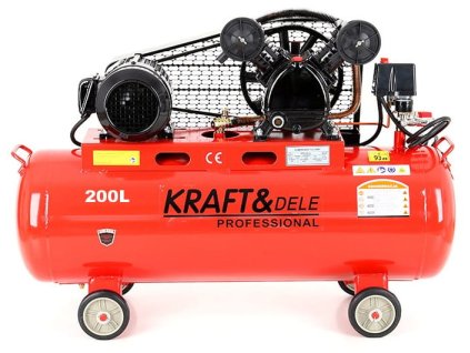 Olejový kompresor 200 l, 2 písty, 400 V KD407