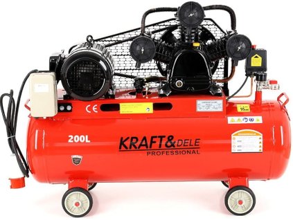 Olejový kompresor 200 l, 3 písty, 400 V KD408