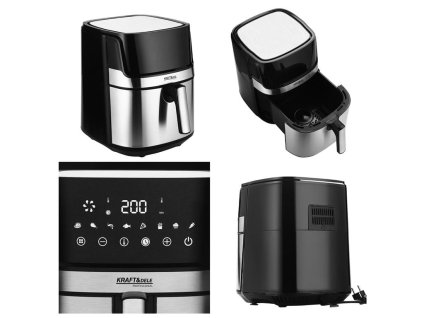 Airfryer bezmašlová fritéza 8l kraft&dele kd4101 1850w