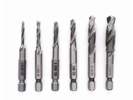 Závitníky 6 ks KD980