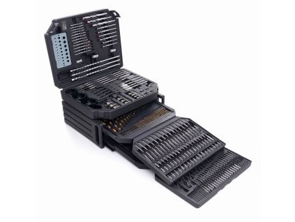 Vrtáky, děrovky, sekáče, bity – sada 300 ks KD998