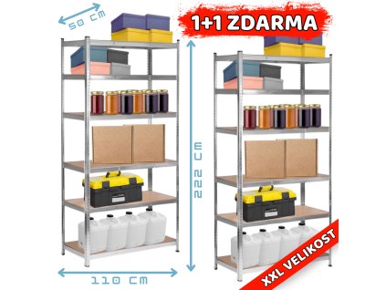1 + 1 ZDARMA Regál XXLStorage Duo