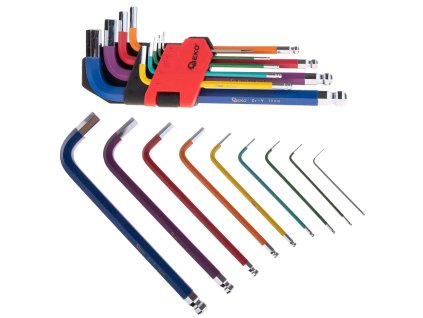 54918 barevne imbusove klice 1 5 10 mm 9 ks crv 6 48