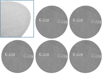 55242 brusna sitka na suchy zip 225 mm p220 5 250