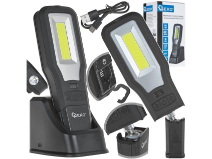 56373 dilenska lampa powerbank s magnetem a regulaci nabijeci stanice led cob 10 w 5 w 2000 mah 550 lm ip54 10 20